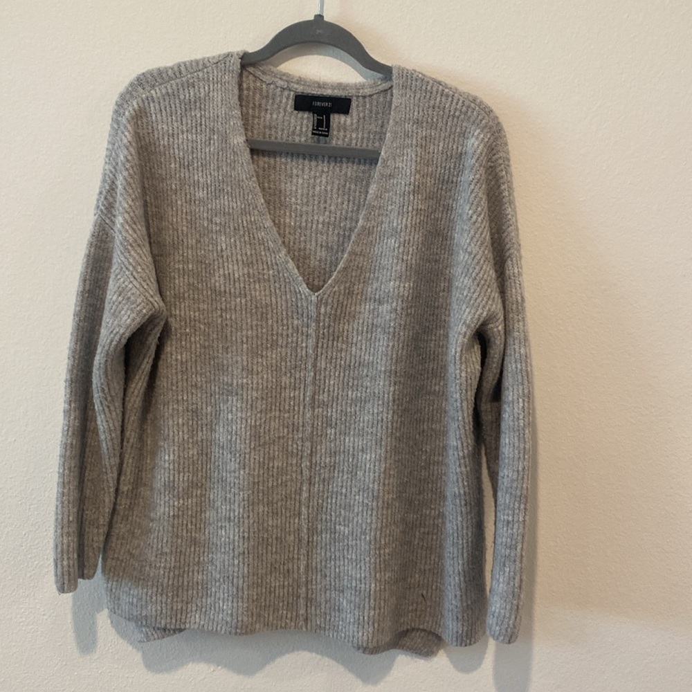 Forever 21 Boxy Grey Sweater